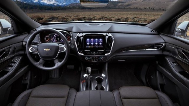 2021 Chevy Traverse interior